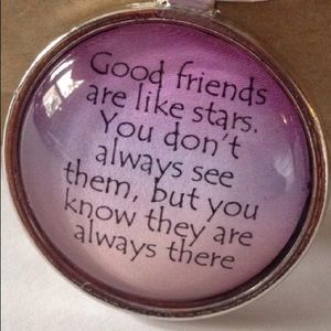 Good friends necklace or keychain NEW